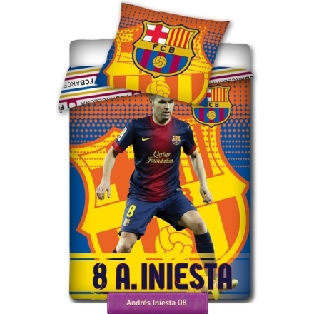 Piłkarska pościel Iniesta FCB 5003 FC Barcelona Carbotex 5907629308300