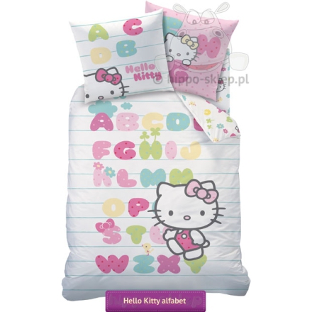 Pościel dla dzieci Hello Kitty Sanrio Abecedaire 41819 CTI 