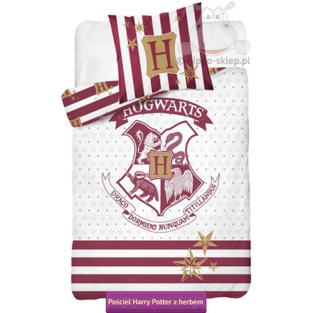 Pościel z logo Hogwartu - Harry Potter 150x200