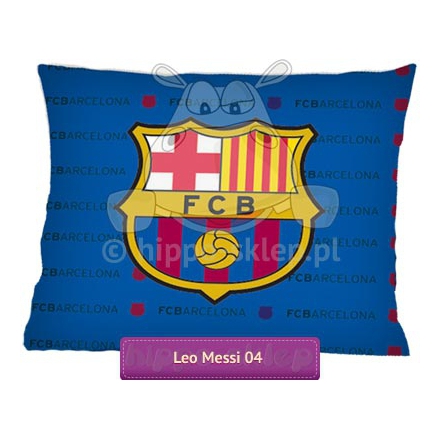 Duża poszewka FC Barcelona - Messi 001 niebieska