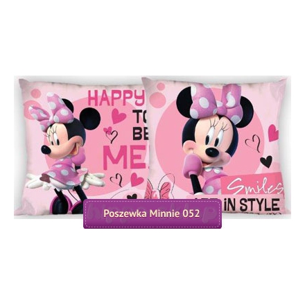 Małe poszewki dziecięce z Minnie Mouse 052 Disney 