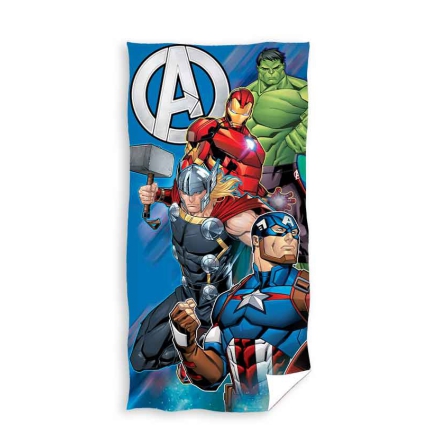 Ręcznik Avengers Marvel AV2295006-R, 70x140, niebieski, 5905742004291