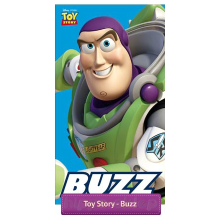 Disney Toy Story Buzz Astral ręcznik 75x150, niebieski