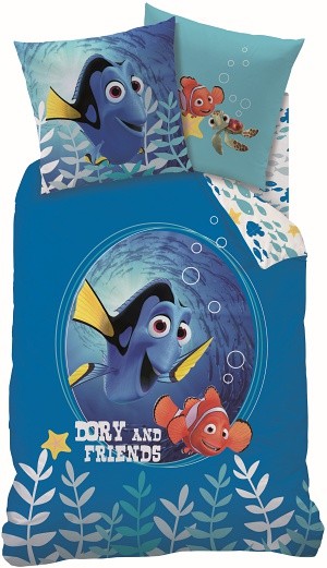 Bajkowa pościel rybka Dory i Nemo dla chłopca i dziewczynki