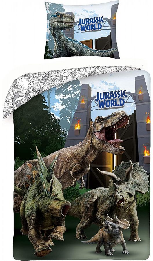 Pościel Jurassic Park dinozaury T-rex
