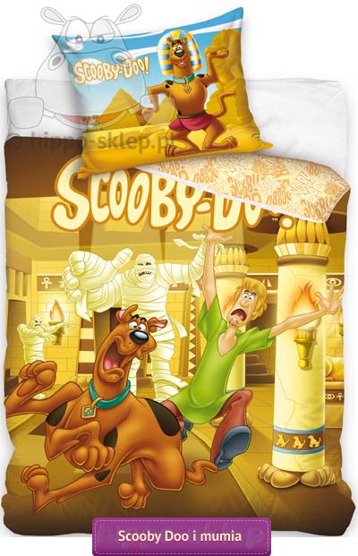 Pościel Scooby Doo i mumia 140x200 i 160x200