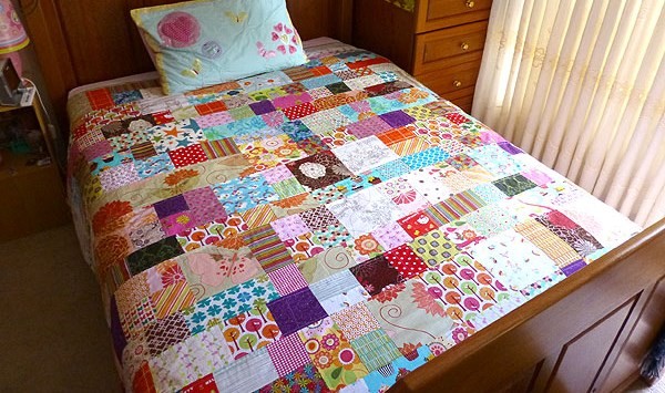 patchwork narzuty na łóżko-patchworki