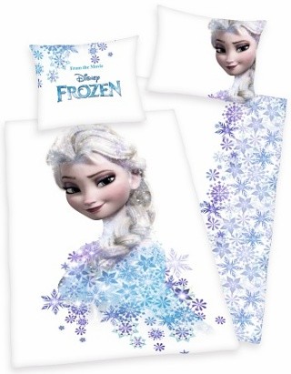 Biała pościel Elsa Kraina Lodu Disney 100x135 bawełniana