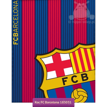 Koc pluszowy FC Barcelona 130x160 FCB 163031 