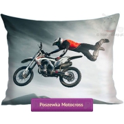 Poszewka Freestyle MotoCross enduro 70x80, 50x80, szara