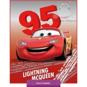 Koc z Zygzakiem McQueenem (Disney Auta) 110x140, czerwony