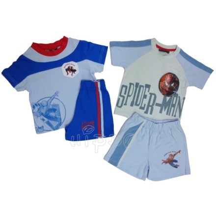Piżama dla dzieci Spiderman niebieska