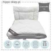 Całoroczne wypełnienia do łóżeczka poduszka i kołdra Cottonella 100x135 lub 90x120