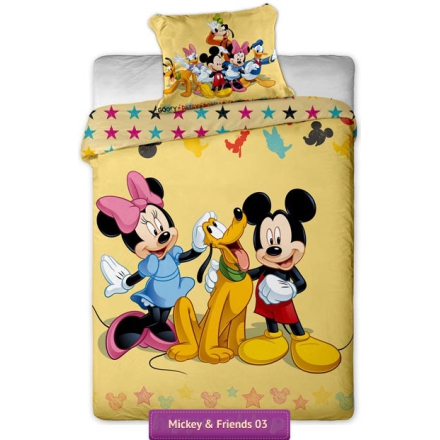 Pościel dla dzieci Mickey i przyjaciele Disney 140x200 Jerry Fabrics