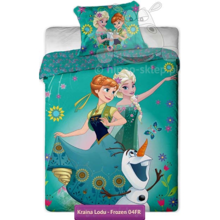 Pościel dziecięce Kraina Lodu Frozen Fever Disney Jerry Fabrics 8592753010846