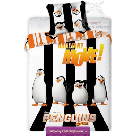 Pościel Pingwiny z Madagaskaru 02 Faro 5907750538997