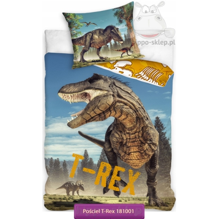 Pościel z dinozaurem T-Rex 160x200 i 140x200, 