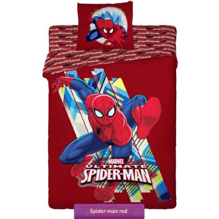 Pościel Mega Spider-man 140x200 czerwona 