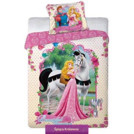 Pościel Śpiąca Królewna 140x200 Księżniczka Disney-a