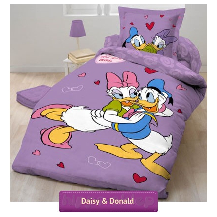 Pościel Disney Donald i Daisy 140x200 Jerry Fabrics 