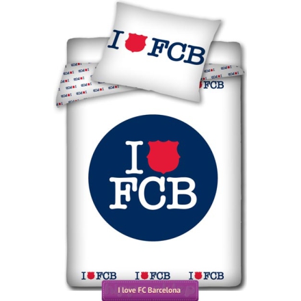 Klubowa pościel piłkarska FC Barcelona I love FCB 3007