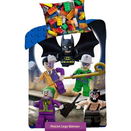 Pościel Lego Batman DC Comics 5055285392772 Character World 