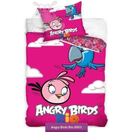 Pościel Angry Birds dla dziewczynek 140x200 i 160x200
