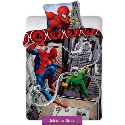 Pościel Spider-man sense 160x200 lub 140x200, szara