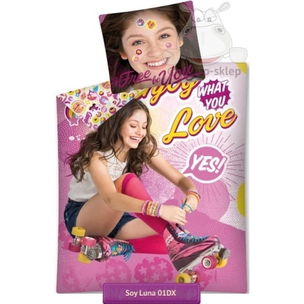 Różowa pościel Soy Luna Disney 140x200 i 160x200, dla dziewczynki