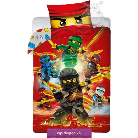 Pościel dla dzieci Lego Ninjago LEG 526BL, Character World, 5902729040228