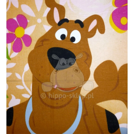 Pościel dla dziewczynki Scooby Doo 03, kwiatuszki 