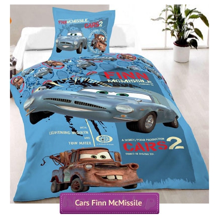 Pościel Auta Finn McMissile - Cars 2 Disney Jerry Fabrics