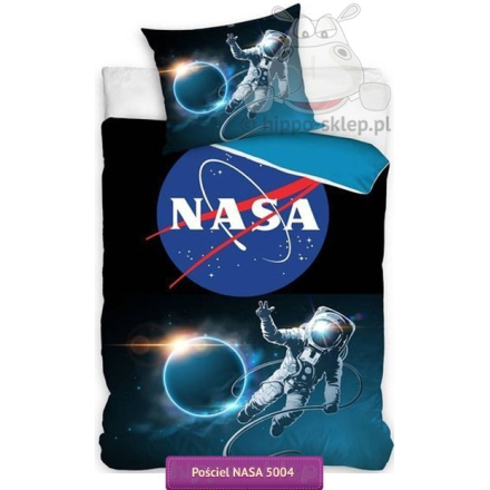 Granatowa pościel NASA z astronautą 160x200