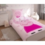 Różowa pościel Peppa Pig dla dziewczynki 140x200, 150x200, 160x200