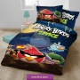 Pościel Angry Birds dla chłopca 160x200, granatowa