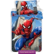 Pościel ze Spider-manem Marvel 140x200 i 140x180, niebieska  