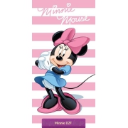 Ręcznik dla dzieci Minnie Mouse Disney 70x140, różowo-biały