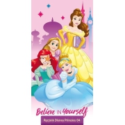 Ręcznik z Księżniczkami Disney-a 70x140, różowy, dla dziewczynki