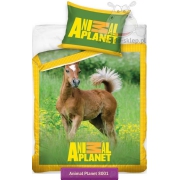 Pościel z koniem Animal Planet 140x200 i 160x200, zielona