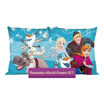 Dwustronna poduszka dekoracyjna z bohaterami Disney Frozen