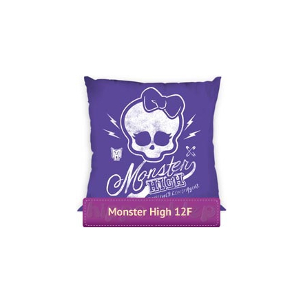 Fioletowa powłoczka Monster High logo 40x40 cm