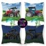 Świecąca poduszka dekoracyjna / powłoczka z traktorem
