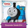 Mała poszewka Tomek i Przyjaciele, niebieski jasiek 40x40 dla dzieci 
