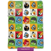Kolorowa narzuta Angry Birds 140x195  