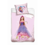 Różowa pościel z laką Barbie BARB 213057B, 100x135