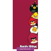 Ręcznik Angry Birds classic 70x140, bordowy