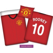Pościel Rooney - Manchester United 140x200 i 160x200, czerwona