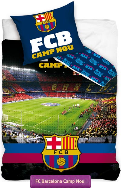 Oryginalna pościel FC Barcelona stadion Camp Nou 160x200 ...