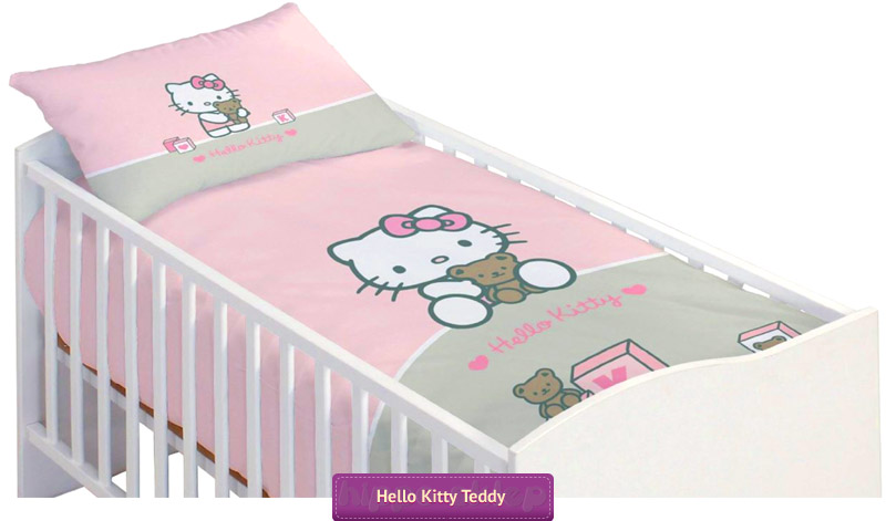 Pościel do łóżeczka Hello Kitty 100/135 cm