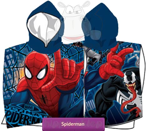 Ponczo - ręcznik z kapturem Ultimate Spiderman